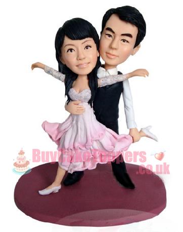 dancer wedding cake topper