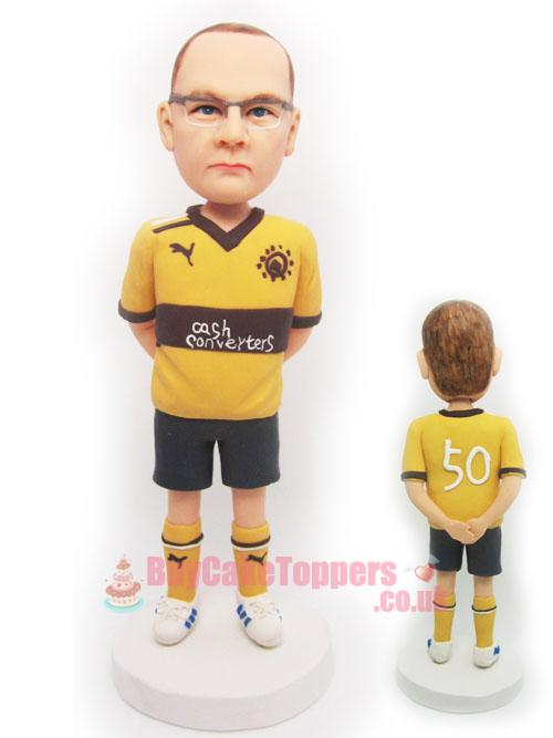 custom footballer figure 