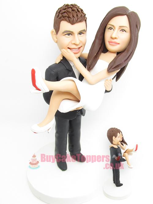 hold my baby cake topper